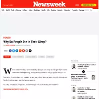 Why Do People Die In Their Sleep?