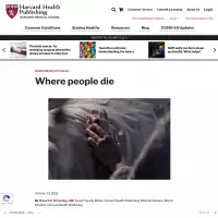 Where people die - Harvard Health