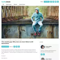 The suicide gap: Why men are more likely to kill themselves - Healthy Debate