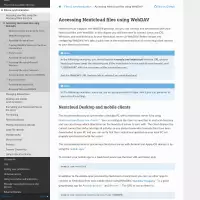 Accessing Nextcloud files using WebDAV — Nextcloud latest User Manual latest documentation