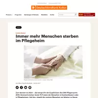 Letzte Heimat - Immer mehr Menschen sterben im Pflegeheim