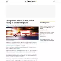 Unexpected Deaths in The US Are Rising at an Alarming Rate : ScienceAlert