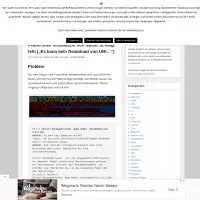 PowerShell installation von NuGet schlägt fehl („Es kann kein Download von URI…“)