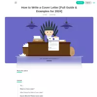 How to Write a Cover Letter [Full Guide & Examples for 2024]