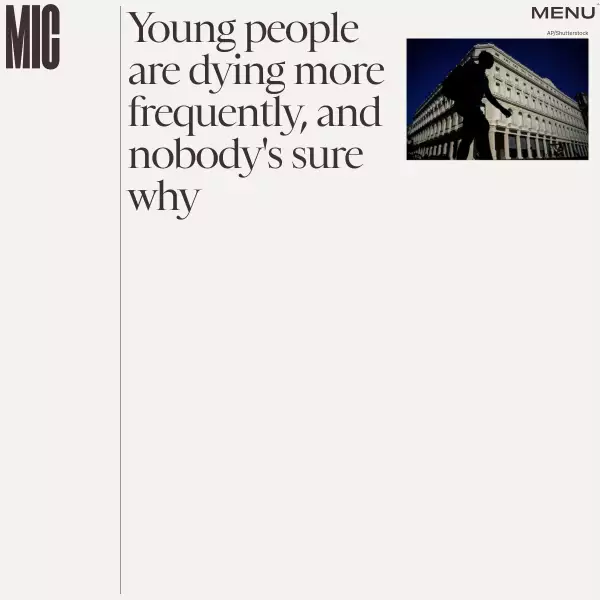 American life expectancy is dropping because more young people are dying